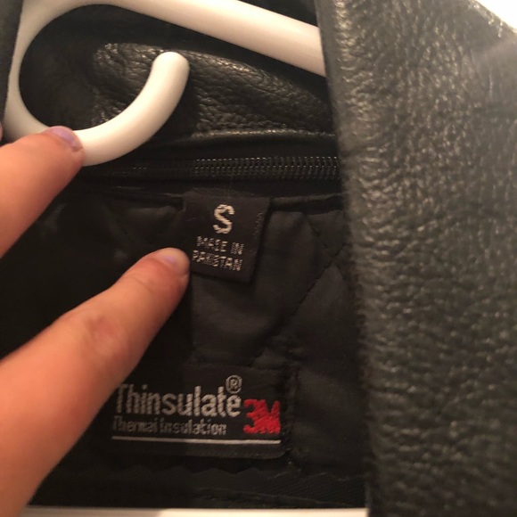 Women’s Motorcycle Leather Jacket size Small - Picture 3 of 3